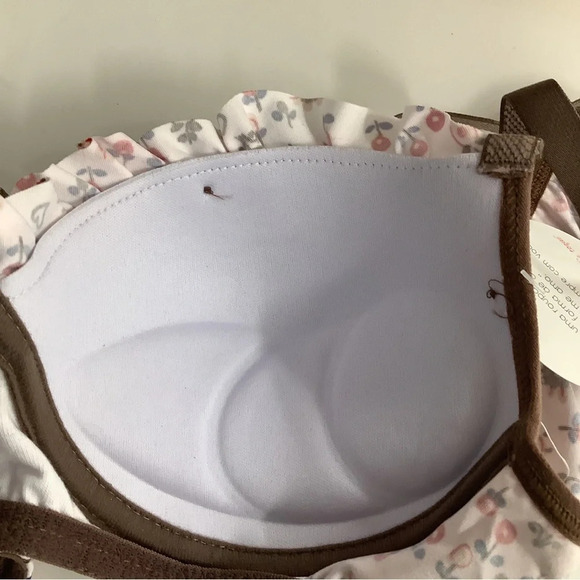 Massam Floral Padded Underwire Bra Made in Brazil New with Tags - Picture 8 of 8